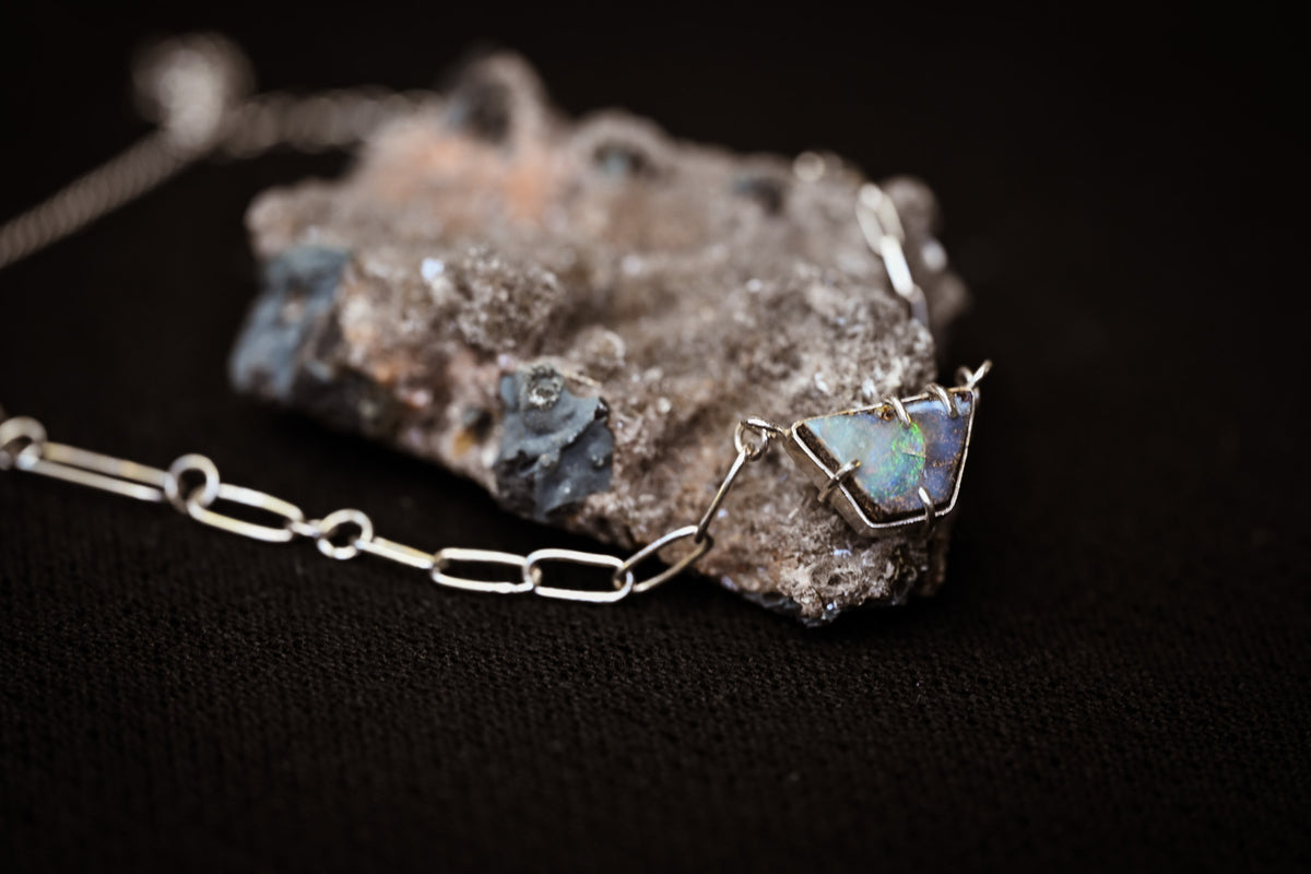 Choker Opalo de Australia