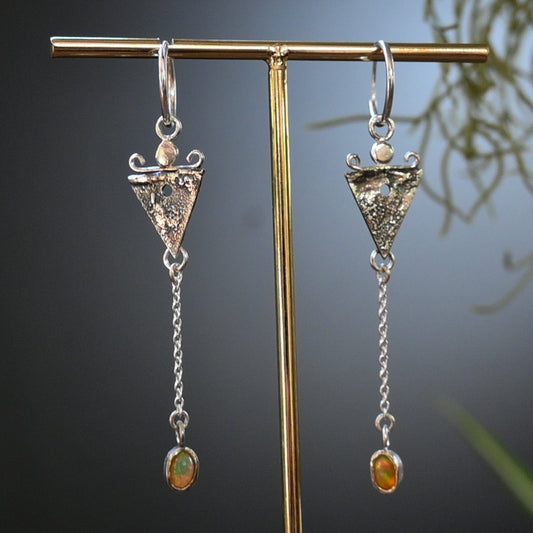 pendientes Opalo Etiope