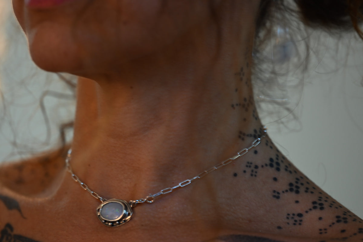 Choker Opalo de Australia