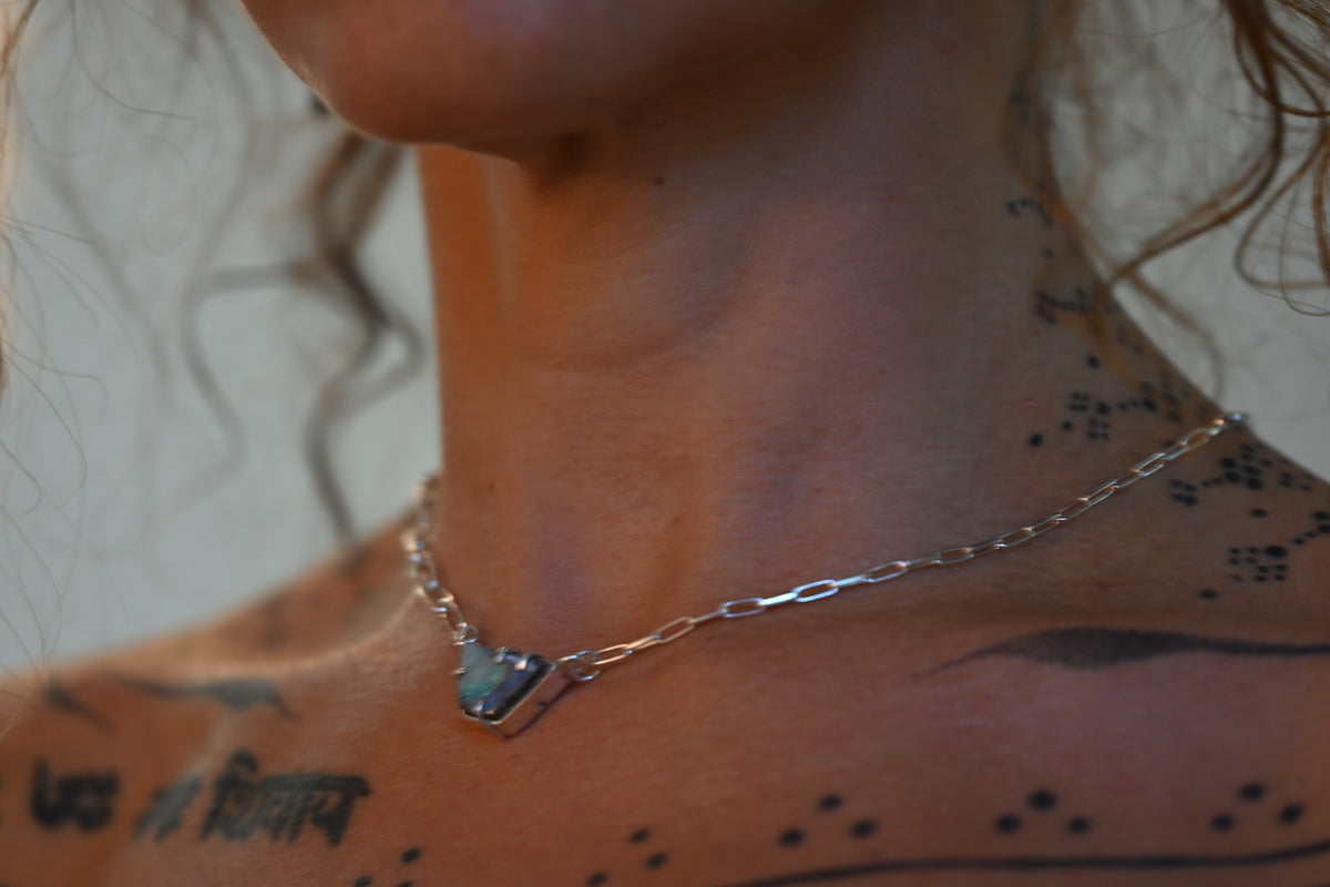 Choker Opalo de Australia