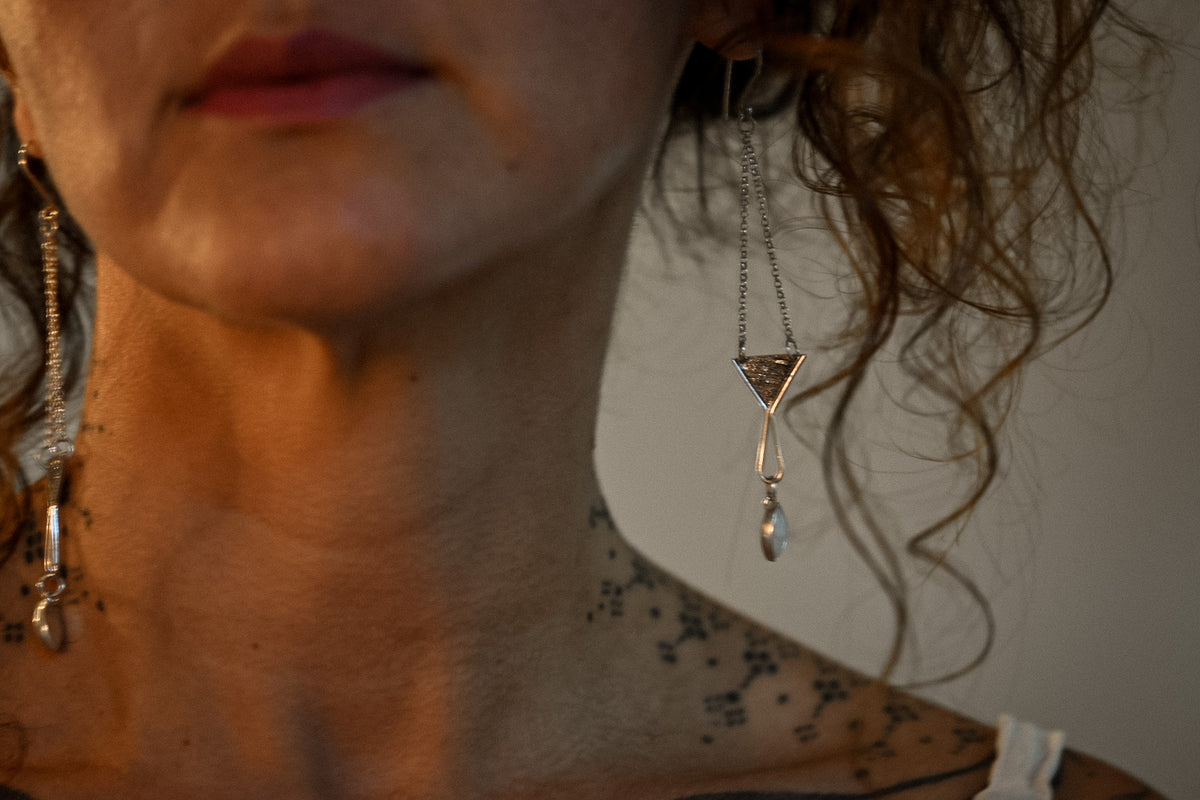 Pendientes Piedra de Luna